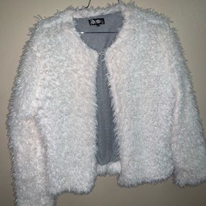 Faux fur coat